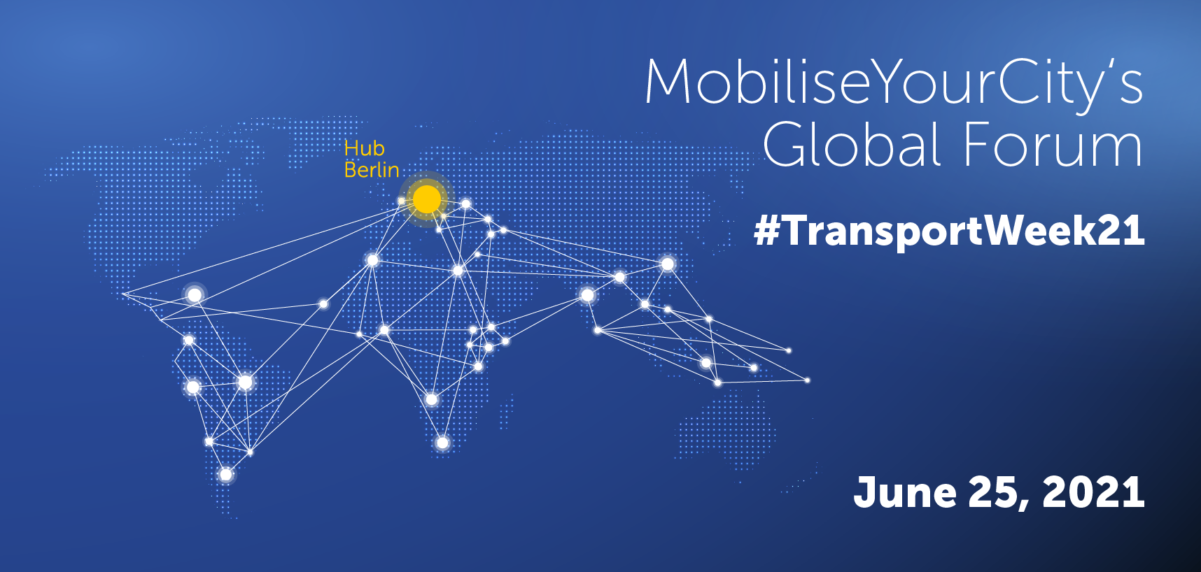 Súbete al carro de la movilidad sostenible y únete a nosotros en el Foro Global de MobiliseYourCity 2021!