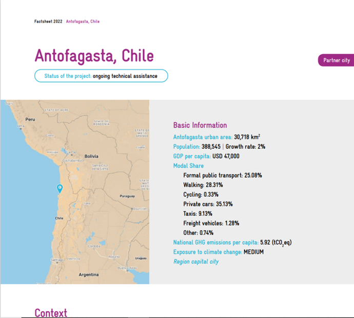 Factsheet Antofagasta, Chile