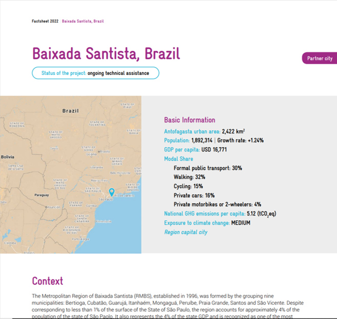 Factsheet Baixada Santista