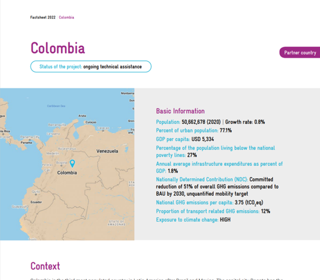 Factsheet Colombia