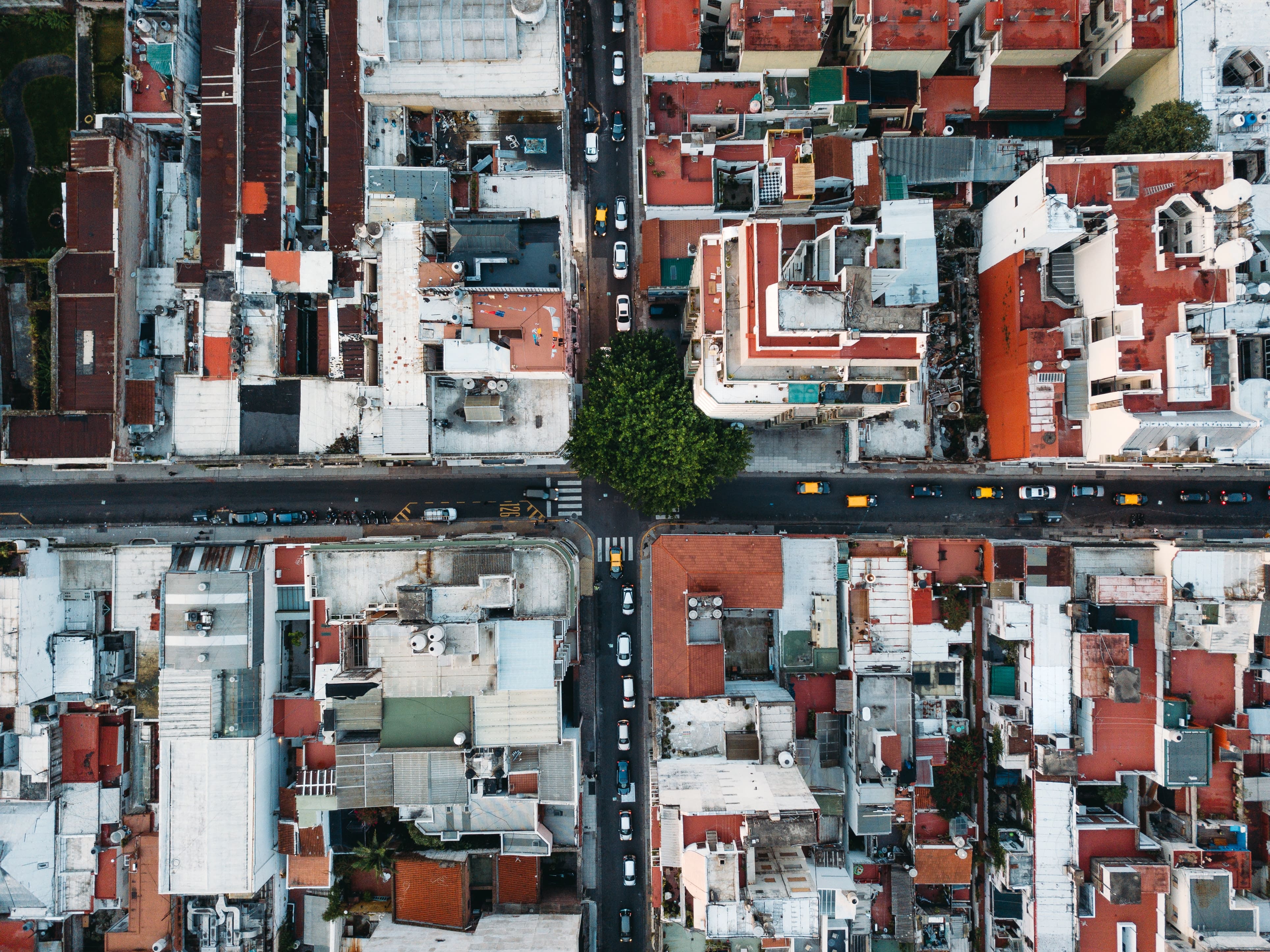 Aerial view LA