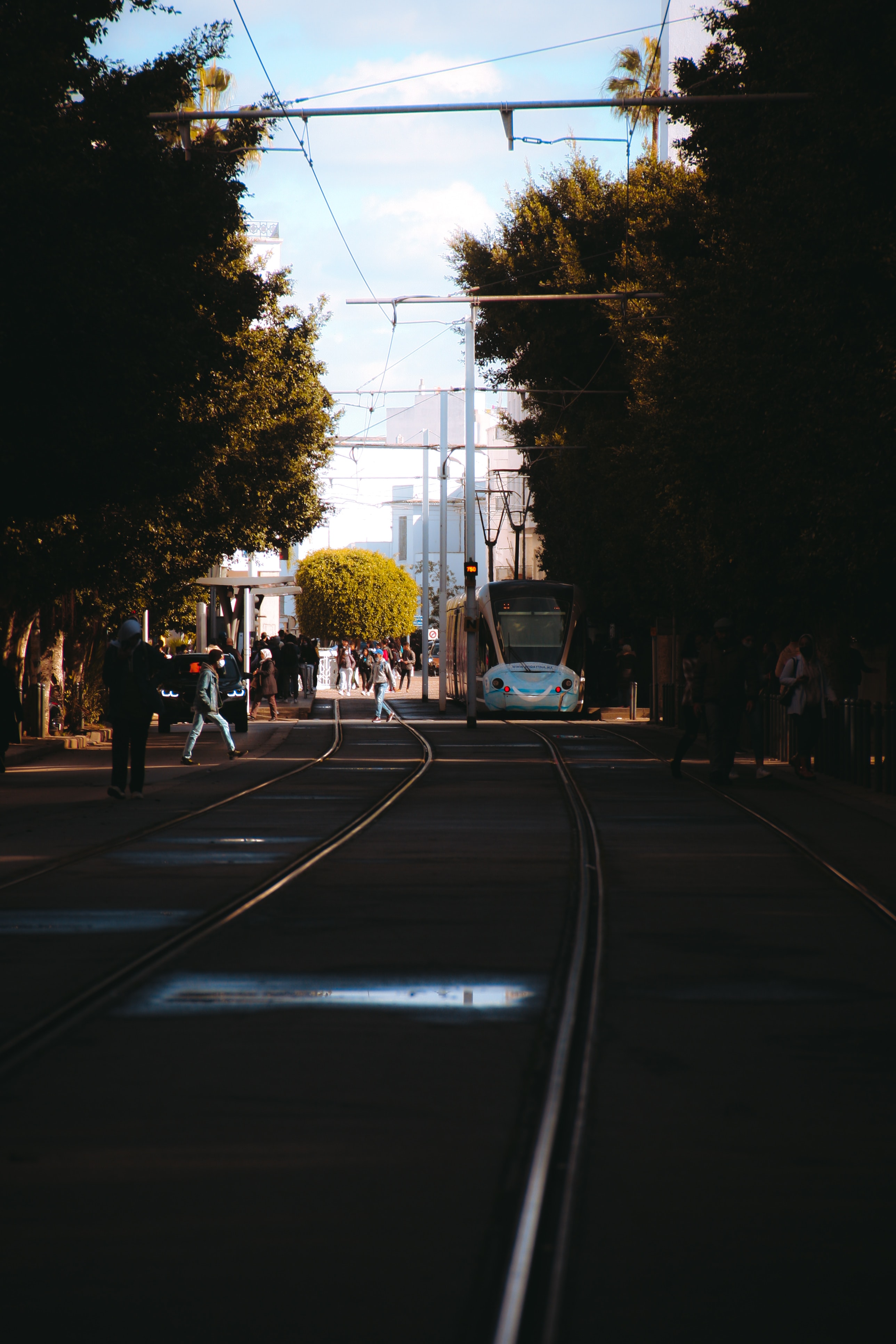 tram rails