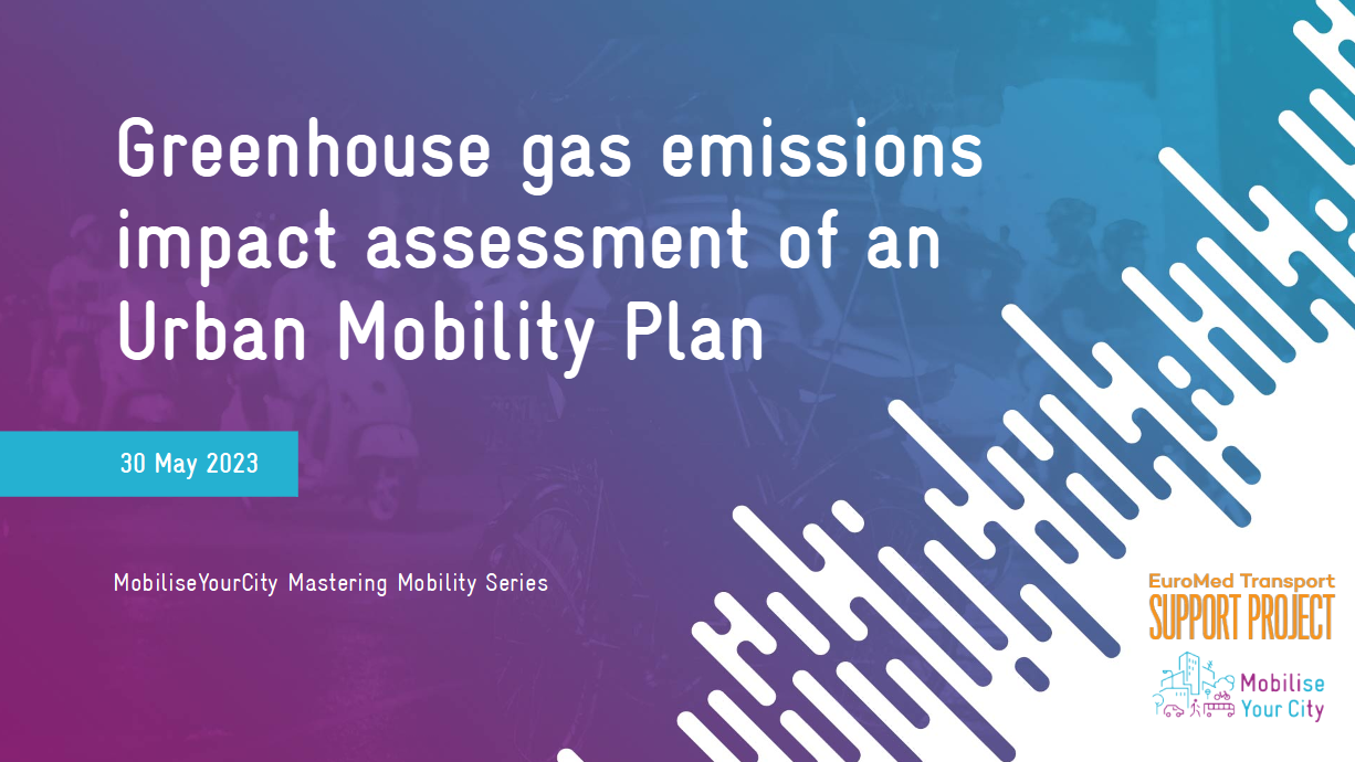Recording of Greenhouse gas emissions impact assessment of an Urban ...