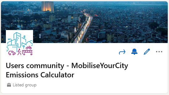 LinkedIn Group Users Community for the Emissions Calculator