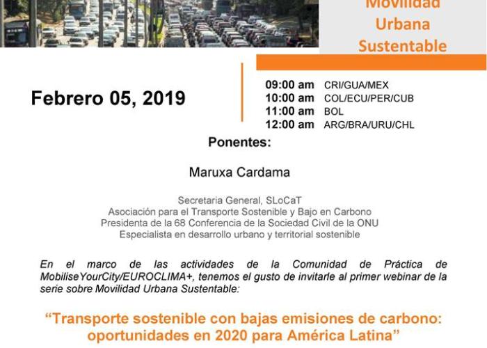 Transporte Sostenible con bajas emisiones de carbono